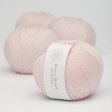Organic merino wool yarn 50g - Pink 11