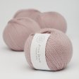 Organic merino wool yarn 50g - Light Dusty Pink 14