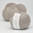 Organic merino wool yarn 50g - Warm Gray 19