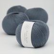Organic merino wool yarn 50g - Dark blue 26