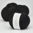 Organic merino wool yarn 50g - Black 28