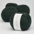 Organic merino wool yarn 50g - Bottle green 45
