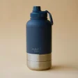 Haps Dog water bottle for dogs incl. 2 Bowls - Midnight Blue