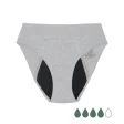 Menstrual panties - Flow 3 - Moderate+ flow - Grey