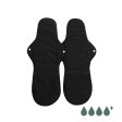 Cloth pad - Night pad - Extra long - Black