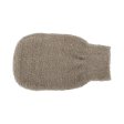 Massage glove in organic linen