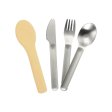 Haps children's cutlery in steel - Sun Light