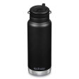 Thermo drinking bottle with Twist Cap - 946 ml - Black