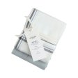 Gift set with 2 tea towels - Ocean Check