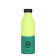 Drinking can in stainless steel - 500 ml - REactive - Yellow/Green