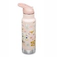 Insulated water bottle with straw & sports cap - 355 ml - Owlet