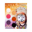 Skin-friendly face paint - Cats & Friends - 6 colors