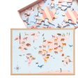 Puzzle for kids with 42 pieces - Animal World Map