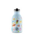 Kids insulated drinking bottle with straw - Sweet Friends