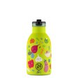 Kids insulated drinking bottle with straw - Veggie Friends