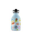 Kids drinking bottle with straw - Sweet Friends