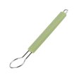 Dish brush handle for replaceable brush head - Green