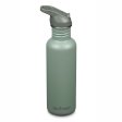 Drinking bottle with straw & sports lid - 800 ml - Sea Spray