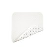 Bath mat in natural rubber - Square - White