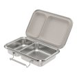 Haps Box lunch box - 2 compartments - Steel