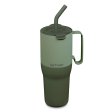 Big RISE tumbler with straw - 1065 ml - Sea Spray