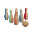 Bowling set made of cork - Little Skittles