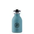 Kids water bottle with sports lid - Powder Blue