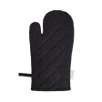 Grill glove in organic cotton - Black