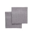 Dishcloth in organic cotton - Hagbart - Gray