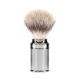 Mhle Silvertip shaving brush - Traditional - Chrome