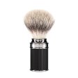 Mhle Silvertip shaving brush - Traditional - Black