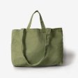 Shopping bag in organic cotton - Low - Green