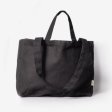 Shopping bag in organic cotton - Low - Black