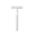 DE safety razor - Closed Comb shaver - White
