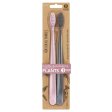 Toothbrushes made of corn - Grey & Pink - Soft - 2 pcs