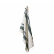 Tea towel in organic cotton - Klement - Green