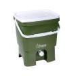 Bokashi compost bin - Organko 1 - Olive/White