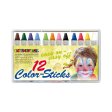 Professional face painting sticks for kids - 12 pcs