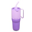 Big RISE tumbler with straw - 1065 ml - Orchid Bloom