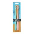 Biodegradable Toothbrush - Mint & Rose - Soft - 2 pcs