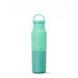Insulated water bottle with arch loop cap - 355 ml - Cabbage