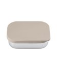 Bento Steel Lunchbox - 3 Compartments - Cream Beige