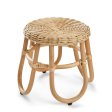 Kids Stool in Hand-Woven Rattan