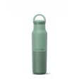 Insulated water bottle with arch loop cap - 355 ml - Iceberg Green