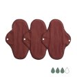 Sanitary Pads - Day pads - Bordeaux